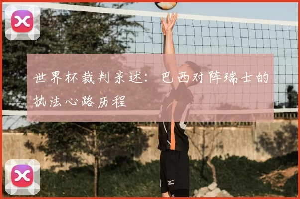世界杯裁判亲述:巴西对阵瑞士的执法心路历程