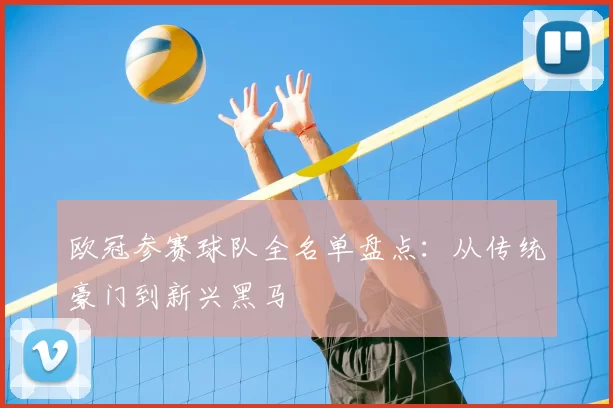 欧冠参赛球队全名单盘点：从传统豪门到新兴黑马