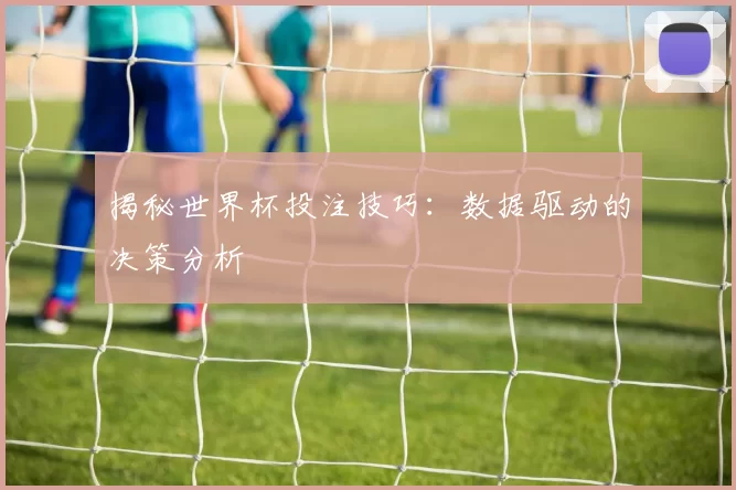 揭秘世界杯投注技巧:数据驱动的决策分析
